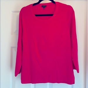 3/4 sleeve fine gauge sweater